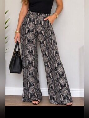 Joe B Wide Leg Pull-On Pants